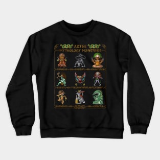 Aztec Mythology Monsters Crewneck Sweatshirt